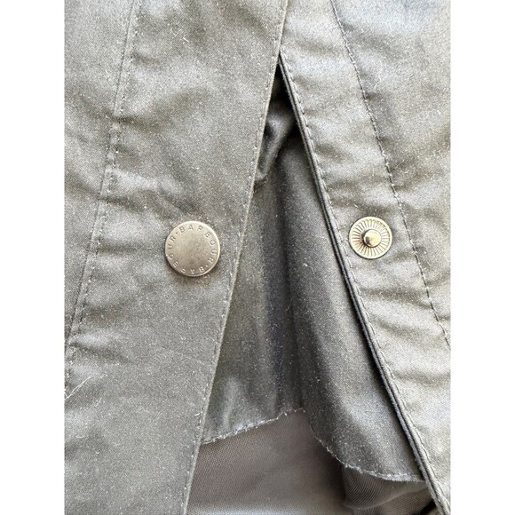 Barbour Bedale Men's Black Waxed Rain Jacket C52 Made In England Retail $415 - Picture 12 of 16